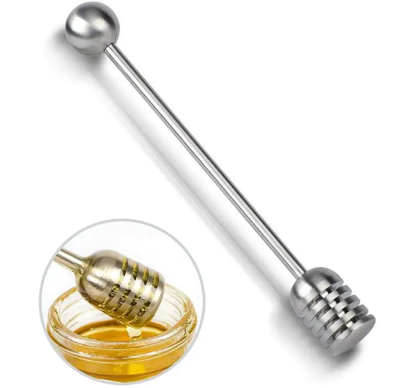 Honey Mesuring Spoon Stainless Steel Straight Handle Metal Dipper Honey Stick Kitchen Cooking Measuring Tool SN3526
Honey Mesuring Spoon Stainless Steel Straight Handle Metal Dipper Honey Stick Kitchen Cooking Measuring Tool SN3526