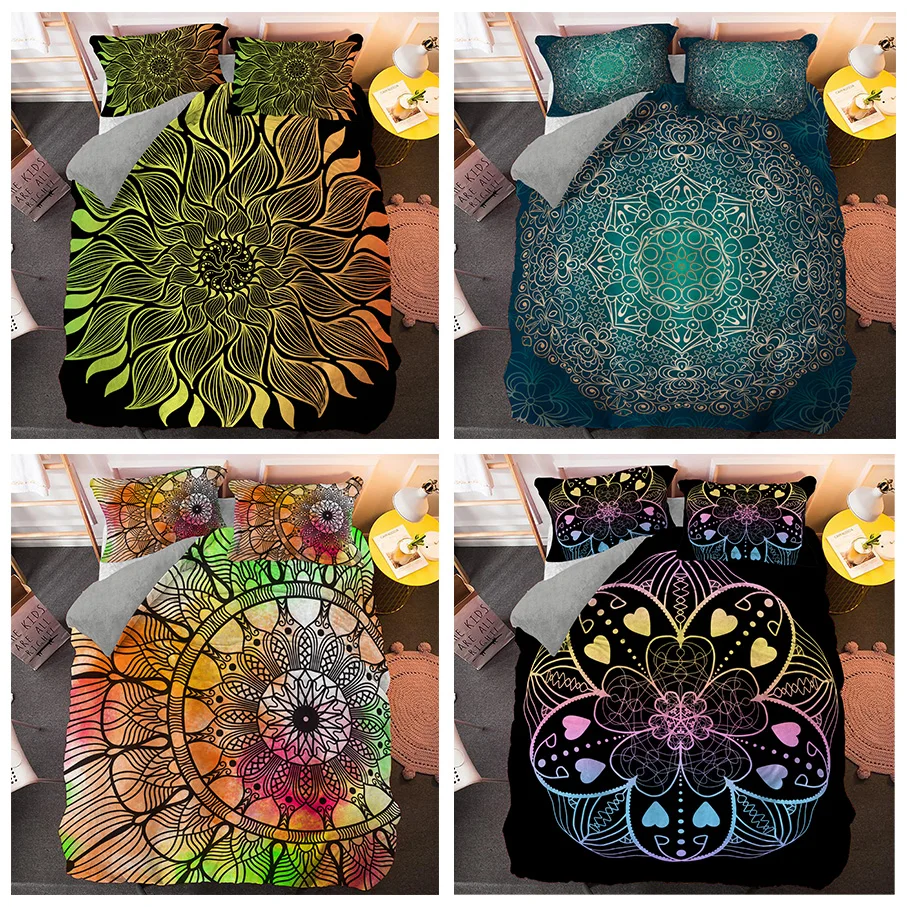 3D Mandala Bedding Set 3pcs Duvet Cover Bohemian Home Textile Comforter Bedspreads Bed Sets
3D Mandala Bedding Set 3pcs Duvet Cover Bohemian Home Textile Comforter Bedspreads Bed Sets