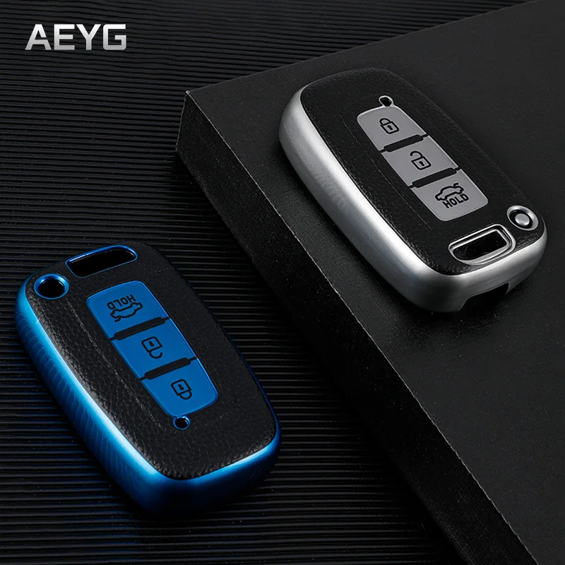 Leather Car Key Case Cover For Hyundai Elantra Solaris 2020 Santa Fe Verna Tucson i35 i40 Keychain Key Holder Fob Accessories
Leather Car Key Case Cover For Hyundai Elantra Solaris 2020 Santa Fe Verna Tucson i35 i40 Keychain Key Holder Fob Accessories