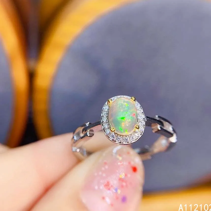 KJJEAXCMY fine jewelry 925 sterling silver inlaid natural opal new ring fashion girl's ring support test
KJJEAXCMY fine jewelry 925 sterling silver inlaid natural opal new ring fashion girl's ring support test