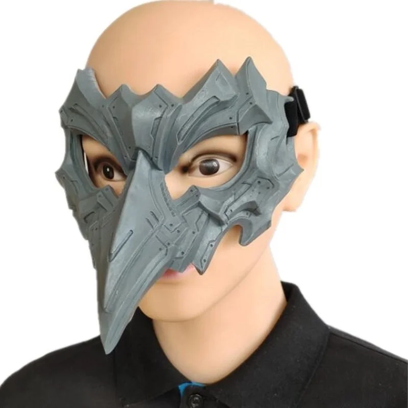 Japanese Mechanical Beak Mask Two Dimensional Metal Mask Tiger Half Face Cosplay Mask Science Fiction Metal Monster Style Mask
Japanese Mechanical Beak Mask Two Dimensional Metal Mask Tiger Half Face Cosplay Mask Science Fiction Metal Monster Style Mask