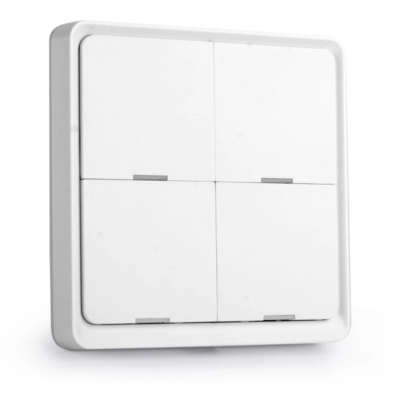 Умный переключатель Tuya ZigBee, 4Gang, беспроводной переключатель сцен, кнопка контроллера, выключение сцен автоматизации, можно установить для каждой кнопки
Умный переключатель Tuya ZigBee, 4Gang, беспроводной переключатель сцен, кнопка контроллера, выключение сцен автоматизации, можно установить для каждой кнопки