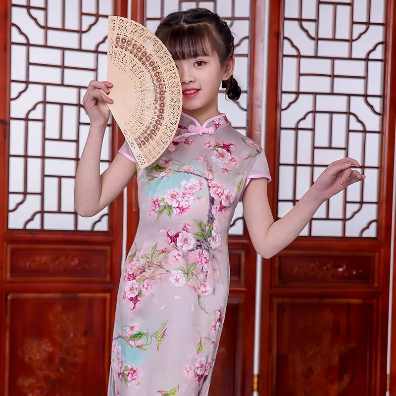 Lovely Chinese Kid Child Girl Floral Printing Cheongsam Dress Girls Qipao Dress New Year Gift Party Evening Wear
Lovely Chinese Kid Child Girl Floral Printing Cheongsam Dress Girls Qipao Dress New Year Gift Party Evening Wear