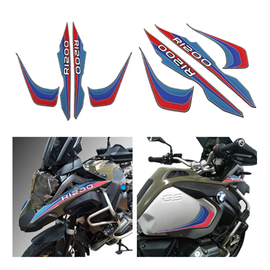 Наклейки R1200 GS для мотоцикла, боковая подкладка топливного бака, обтекатель, эмблема, клюва, наклейки, защита для BMW R1200GS R 1200 GS 2013-2019 2018 2017
Наклейки R1200 GS для мотоцикла, боковая подкладка топливного бака, обтекатель, эмблема, клюва, наклейки, защита для BMW R1200GS R 1200 GS 2013-2019 2018 2017