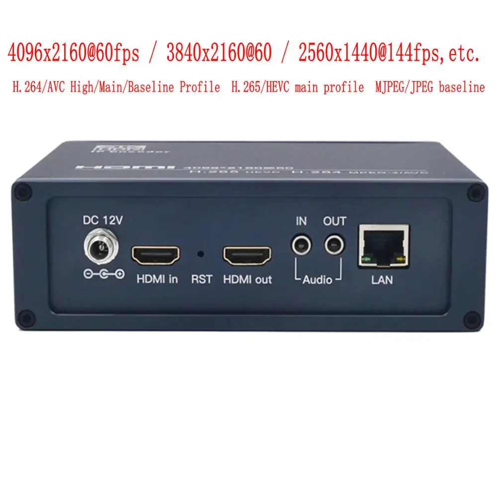 4K 60P видео кодировщик H265/H264 hevc HD TV Live кодировщик Ultra IPTV HDMI к IP IPTV CATV TV system
4K 60P видео кодировщик H265/H264 hevc HD TV Live кодировщик Ultra IPTV HDMI к IP IPTV CATV TV system