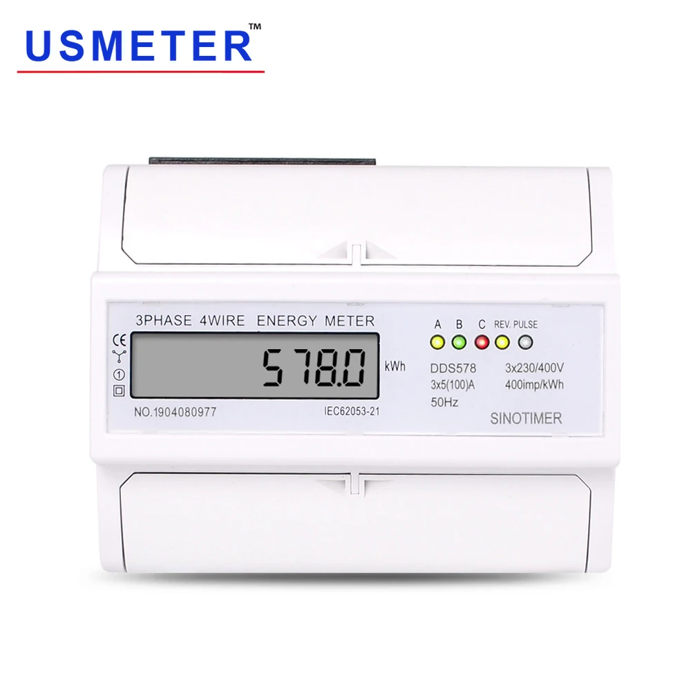 DDS578 New Model 3*5(100)A 50Hz 230V Energy Meter Three Phase 7P DIN Rail LCD Digital Electric Power Consumption Meter
DDS578 New Model 3*5(100)A 50Hz 230V Energy Meter Three Phase 7P DIN Rail LCD Digital Electric Power Consumption Meter