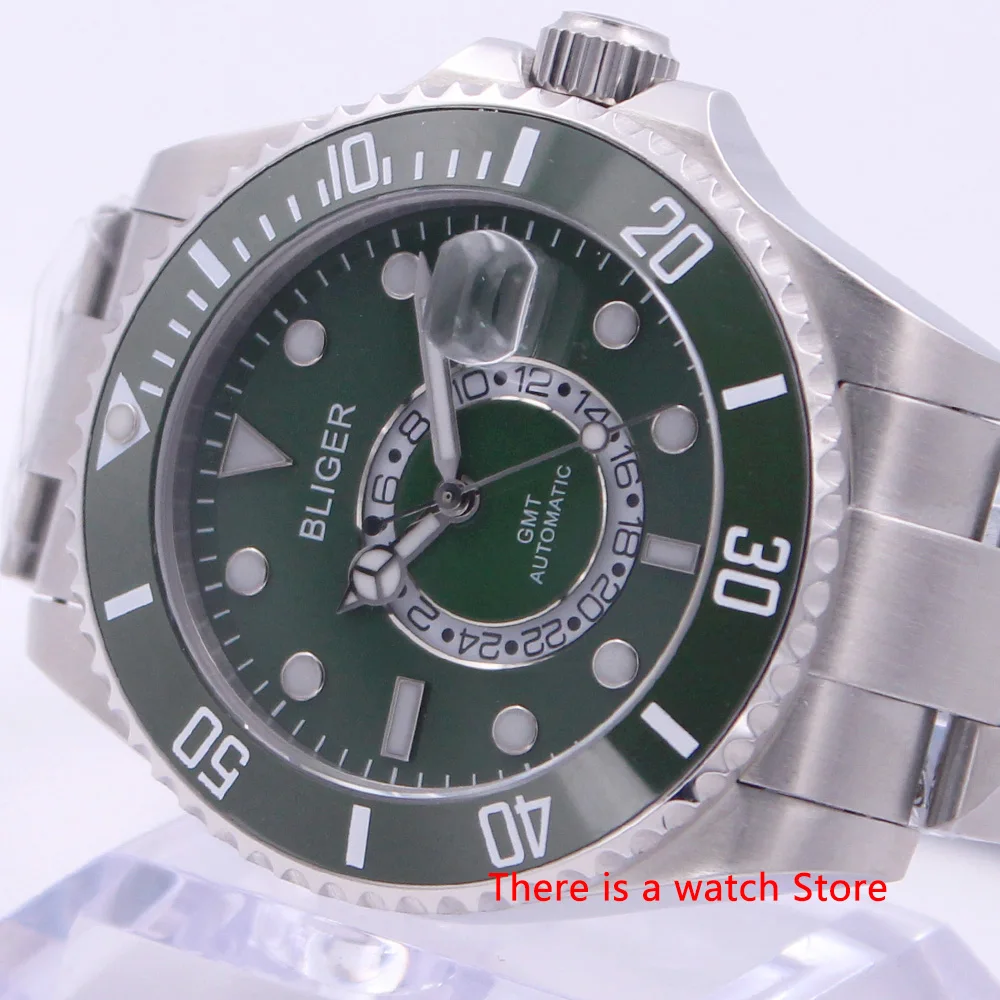 Bliger 43mm Automatic Men Watch Luxury Brand Ceramic Bezel Date GMT Luminous Waterproof Sapphire Mechanical Wristwatch Men
Bliger 43mm Automatic Men Watch Luxury Brand Ceramic Bezel Date GMT Luminous Waterproof Sapphire Mechanical Wristwatch Men