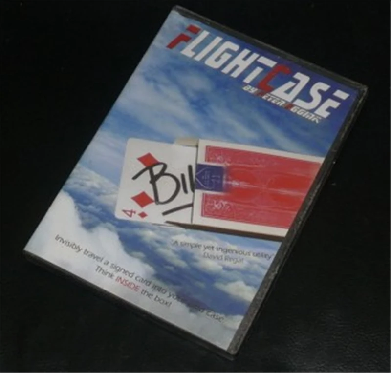 Flight Case (Gimmick + DVD) Magic Tricks Card Close Up Street Stage Mental Magic Props Gimmick Prop Accessories
Flight Case (Gimmick + DVD) Magic Tricks Card Close Up Street Stage Mental Magic Props Gimmick Prop Accessories