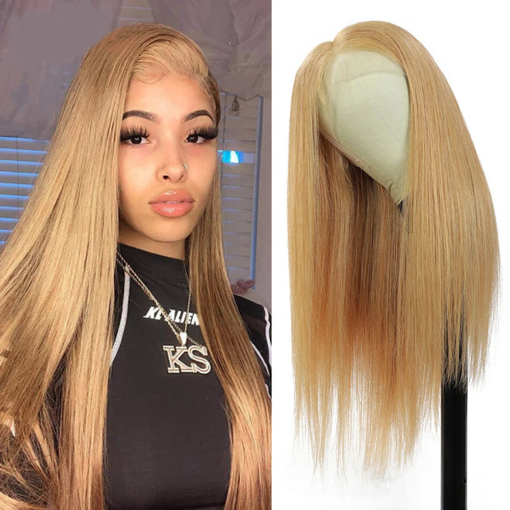 Golden Blonde Human Hair Wig Straight 5x5 Silk Base Closure Wig Virgin European Remy Hair Skin Top Lace Closure Wig Free Part
Golden Blonde Human Hair Wig Straight 5x5 Silk Base Closure Wig Virgin European Remy Hair Skin Top Lace Closure Wig Free Part