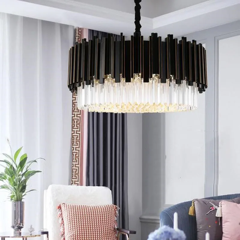 Modern Luxury Black Crystal Chandelier Minimalist Style for Living Room Artist And Restaurant Villa Light Fashion Lighting
Modern Luxury Black Crystal Chandelier Minimalist Style for Living Room Artist And Restaurant Villa Light Fashion Lighting