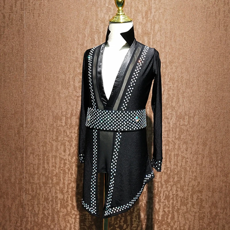 Boys Latin Dance Competition Tops Long Sleeves Diamond Shirts Male Standard Ballroom Dance Clothing Cha-Cha Rumba Wear DNV14980
Boys Latin Dance Competition Tops Long Sleeves Diamond Shirts Male Standard Ballroom Dance Clothing Cha-Cha Rumba Wear DNV14980