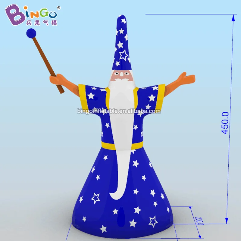 Professional supplier 4.5m Inflatable Magician for Children's Playground Decoration / Cartoon Sorcerer Balloon for Display Toys
Professional supplier 4.5m Inflatable Magician for Children's Playground Decoration / Cartoon Sorcerer Balloon for Display Toys