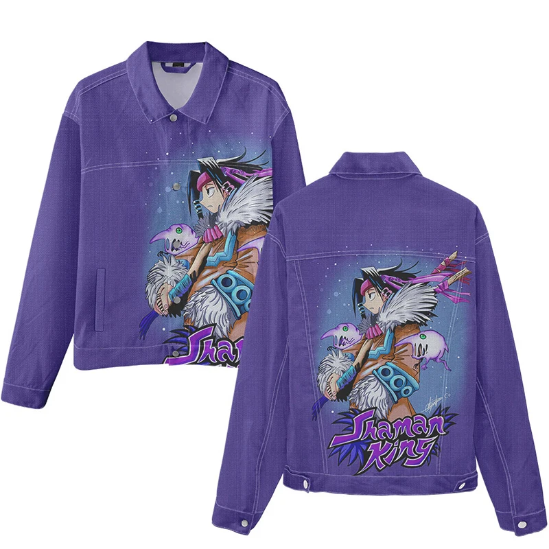 Shaman King Japanese Cartoon Anime 3d Print Denim Jacket Coat Fashion Men Women Long Sleeve Pocket Button Jean-Jackets Plus Size
Shaman King Japanese Cartoon Anime 3d Print Denim Jacket Coat Fashion Men Women Long Sleeve Pocket Button Jean-Jackets Plus Size
