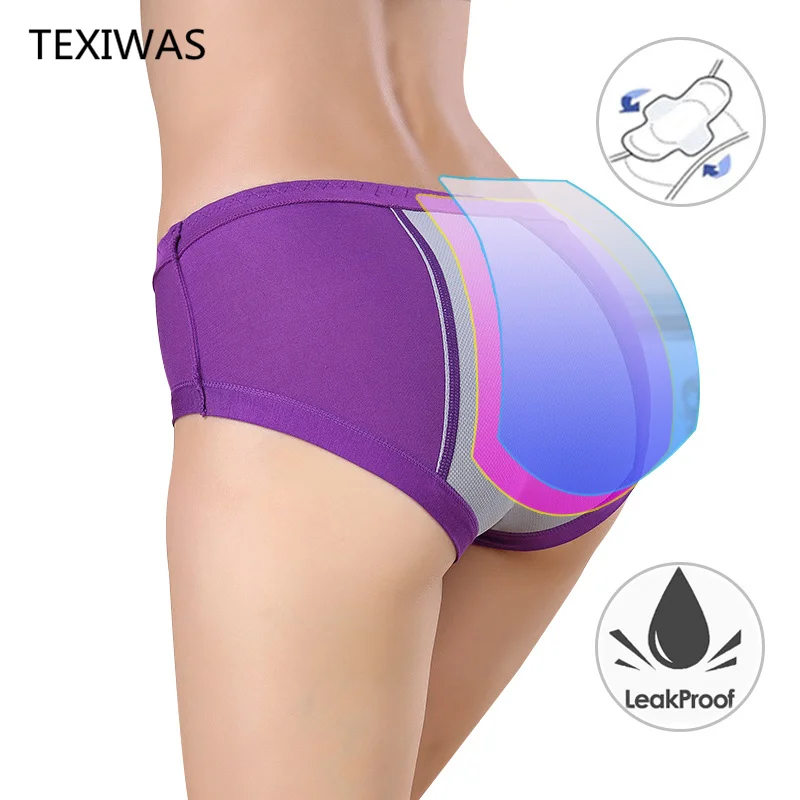 TEXIWAS 3pcs/lot Leak Proof Menstrual Panties Women Underwear Physiological Panties Female Waterproof Briefs Big Size
TEXIWAS 3pcs/lot Leak Proof Menstrual Panties Women Underwear Physiological Panties Female Waterproof Briefs Big Size