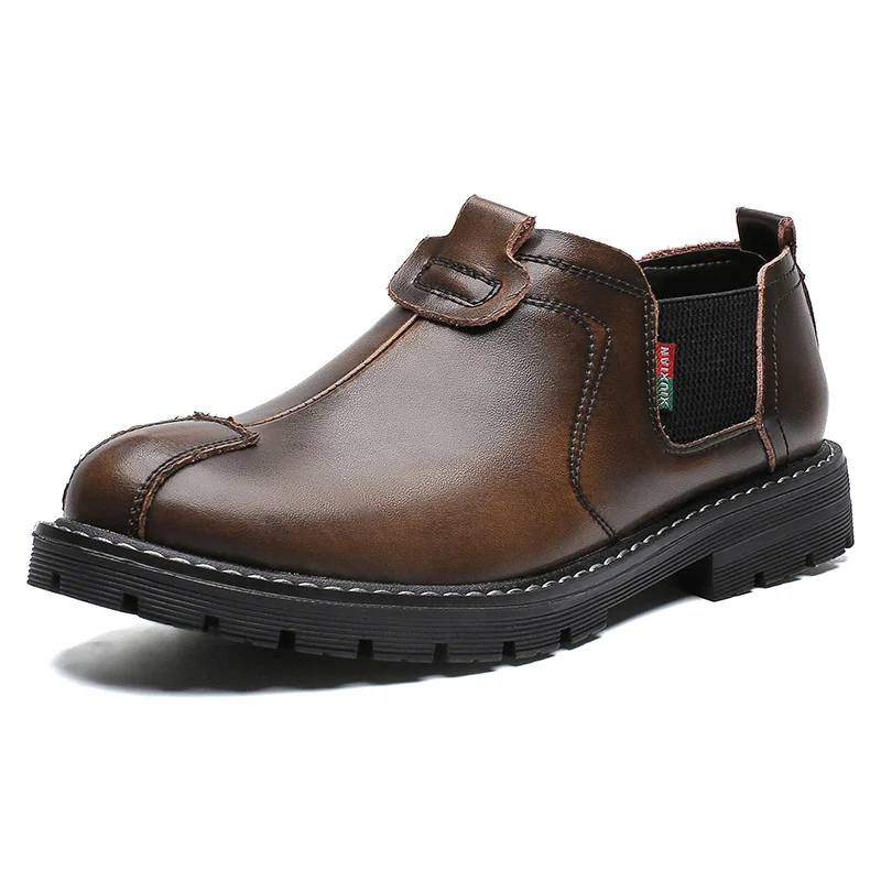 Chelsea Shoes Men Split Leather Breathable Men's Casual Shoes Slip On Flats Work Safety Shoes For Men Handmade Men Leather Shoe
Chelsea Shoes Men Split Leather Breathable Men's Casual Shoes Slip On Flats Work Safety Shoes For Men Handmade Men Leather Shoe