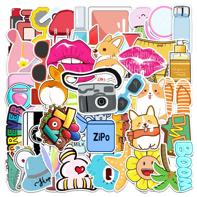 10/30/50PCS Cartoon Cute VSCO Stickers Aesthetic DIY Scrapbooking Phone Case Diary Guitar Graffiti Waterproof Kid Sticker Toy
10/30/50PCS Cartoon Cute VSCO Stickers Aesthetic DIY Scrapbooking Phone Case Diary Guitar Graffiti Waterproof Kid Sticker Toy