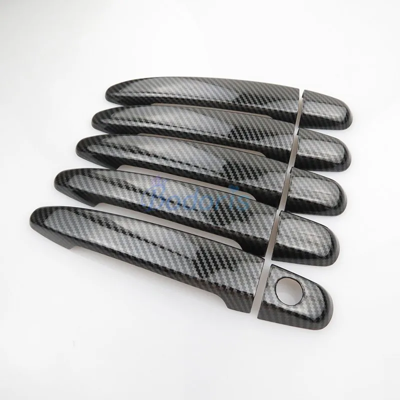 Carbon Fiber Color Door Handle Cover Panels Grab Holder ProtectiveTrim 2003 - 2009 For Toyota Harrier Accessories
Carbon Fiber Color Door Handle Cover Panels Grab Holder ProtectiveTrim 2003 - 2009 For Toyota Harrier Accessories