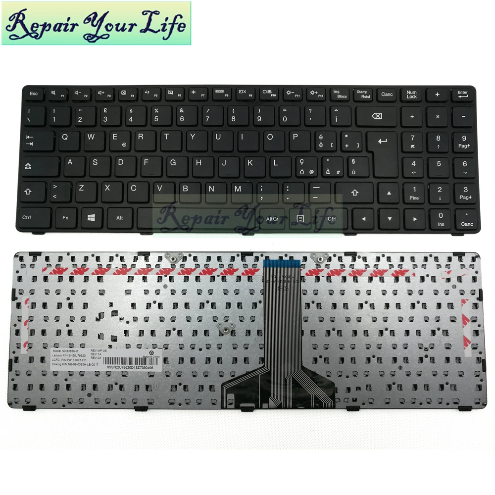 German Italian Laptop Keyboard For Lenovo Ideapad 100-15IBD B50-50 IT/GR Original Keyboards SN20J78620 SN20J78598 6385H 6385H-IT
German Italian Laptop Keyboard For Lenovo Ideapad 100-15IBD B50-50 IT/GR Original Keyboards SN20J78620 SN20J78598 6385H 6385H-IT