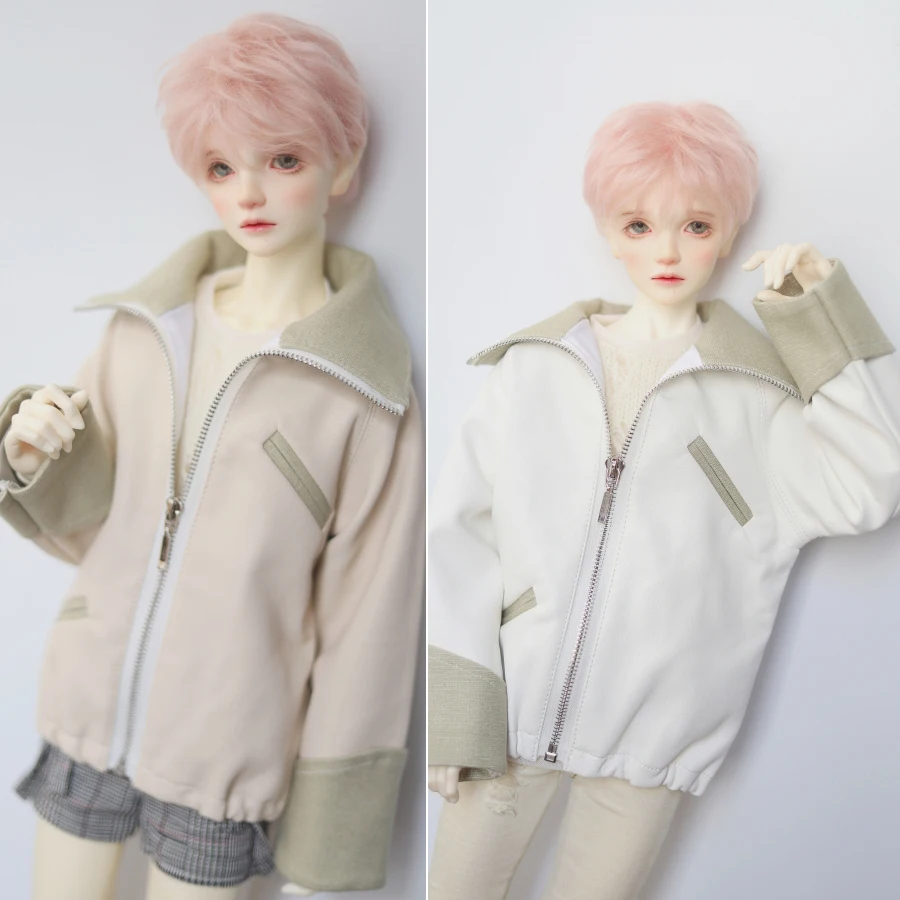 New BJD doll clothes Pink PU coat big lapel raglan sleeve double-sided leather cardigan 1/3 POPO68 uncle SDF65 doll accessories
New BJD doll clothes Pink PU coat big lapel raglan sleeve double-sided leather cardigan 1/3 POPO68 uncle SDF65 doll accessories