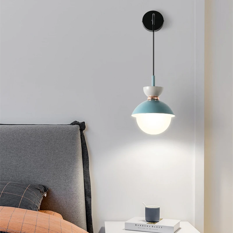 Modern Minimalist Led Wall Lamps Bedroom Bedside Living Room Corridor Nordic Style Personality Energy-Saving Bracket Light
Modern Minimalist Led Wall Lamps Bedroom Bedside Living Room Corridor Nordic Style Personality Energy-Saving Bracket Light