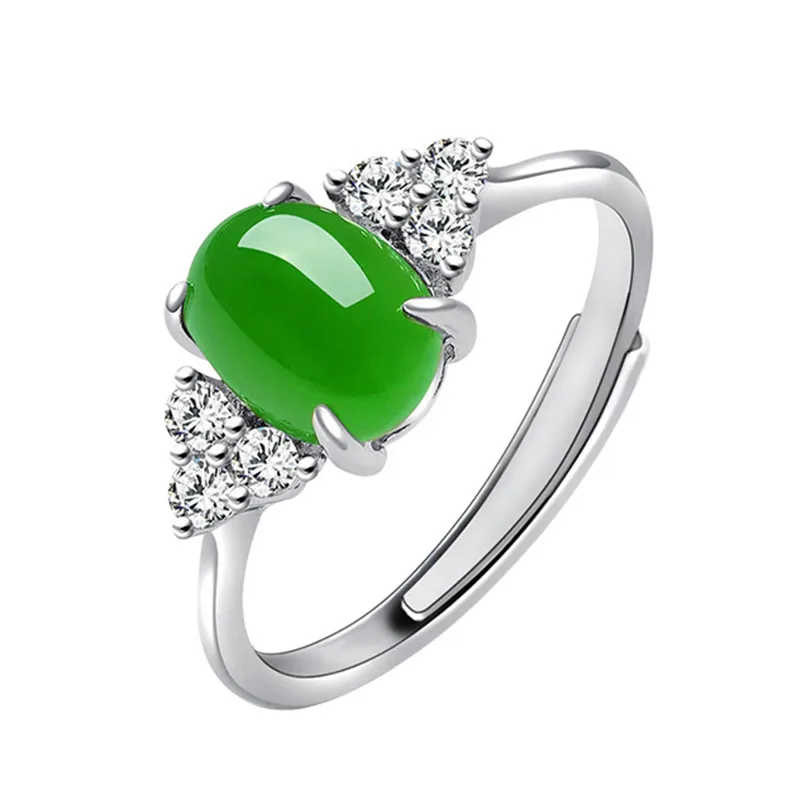 Jade Silver Ring 100%-S925 Women's Jewelry Valentine's Birthday Gift fine jewerly
Jade Silver Ring 100%-S925 Women's Jewelry Valentine's Birthday Gift fine jewerly