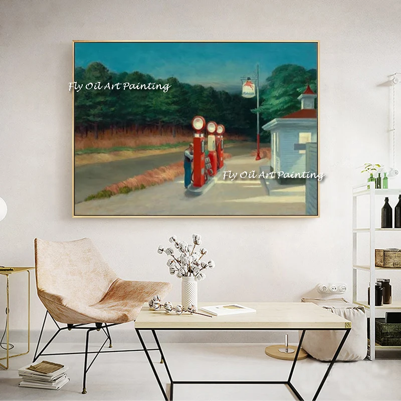 Edward Hopper City Street 100% Oil Painting Home Decoration Hand Painted Street Lamp Oil Painting for Living Room Artwork Gift
Edward Hopper City Street 100% Oil Painting Home Decoration Hand Painted Street Lamp Oil Painting for Living Room Artwork Gift