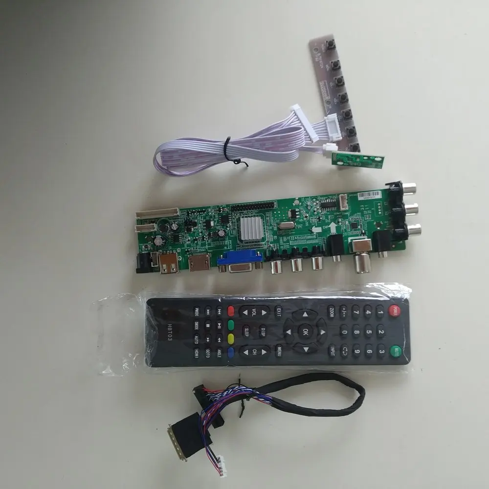 Комплект для LP156WH4-TLA1 LP156WH4-TLN2 15,6 "LED 1366X768 DVB-T2 DVB-T HDMI VGA Плата контроллера Цифровой сигнал 40-контактный USB AV TV 
Комплект для LP156WH4-TLA1 LP156WH4-TLN2 15,6 "LED 1366X768 DVB-T2 DVB-T HDMI VGA Плата контроллера Цифровой сигнал 40-контактный USB AV TV