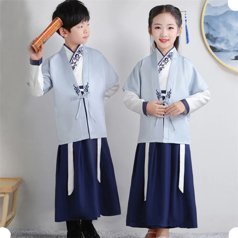 New Year Children Boy And Girl Stage Dance Dress Chinese Traditional Costumes cute Tang Suit Performance Hanfu Kids china dress
New Year Children Boy And Girl Stage Dance Dress Chinese Traditional Costumes cute Tang Suit Performance Hanfu Kids china dress