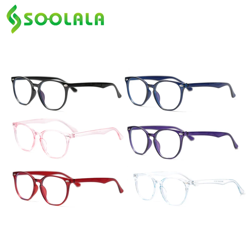 SOOLALA 6pcs/lot Anti Blue Light Reading Glasses Women Men Lesebrille Herren Computer Frame Presbyopic Reader Reading Glasses
SOOLALA 6pcs/lot Anti Blue Light Reading Glasses Women Men Lesebrille Herren Computer Frame Presbyopic Reader Reading Glasses