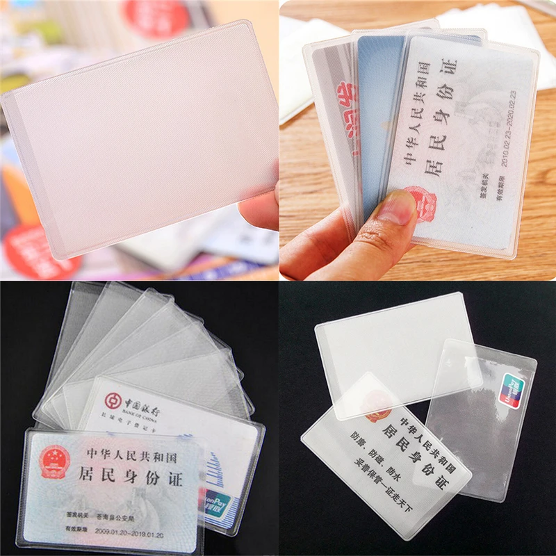 10PCS PVC Credit Card Holder Protect ID Card Business Card Cover Clear Frosted Protector Waterdichte Transparante Kaarthouder
10PCS PVC Credit Card Holder Protect ID Card Business Card Cover Clear Frosted Protector Waterdichte Transparante Kaarthouder