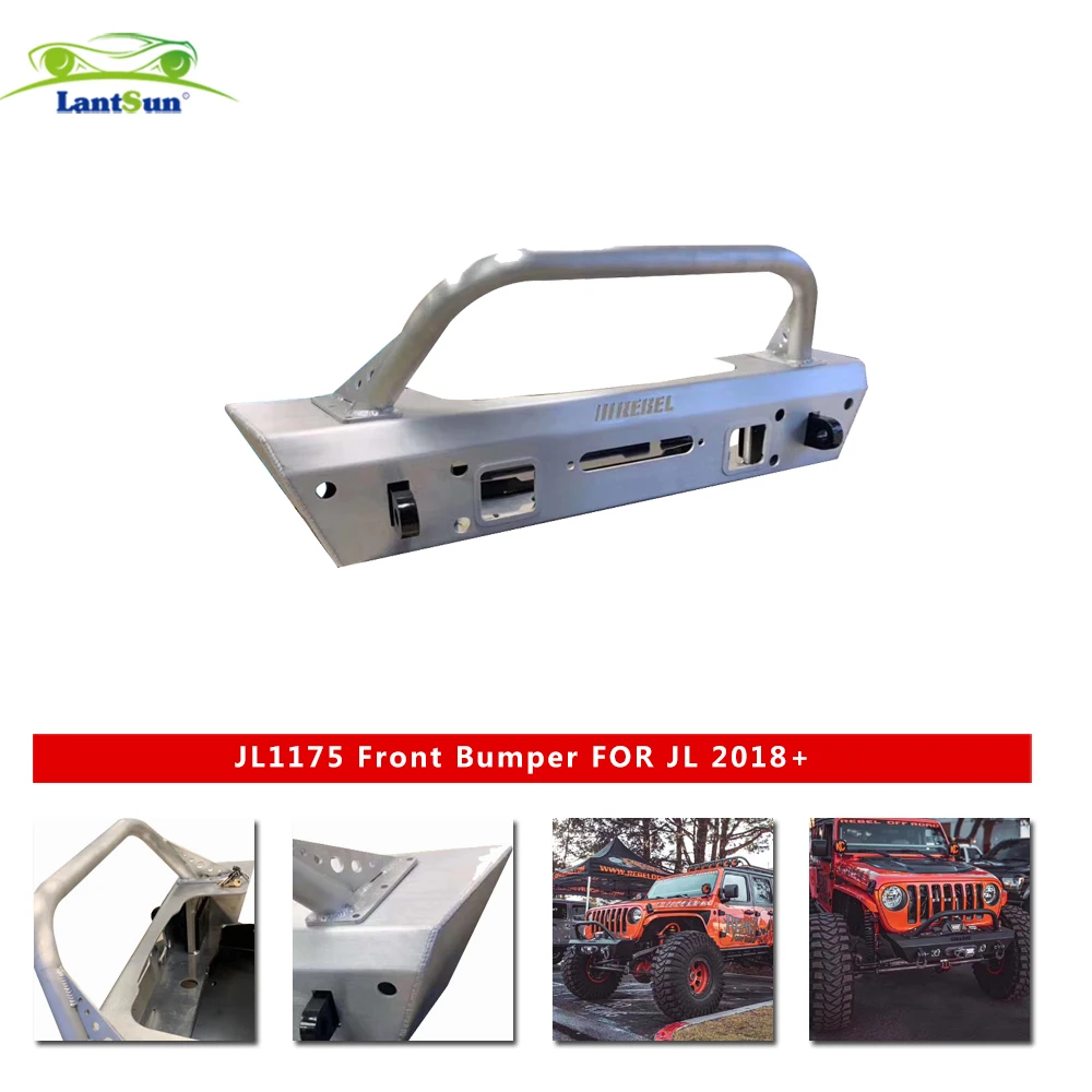 Alloy Aluminum Front Bumper for Jeep wrangler JL 2018+ 4x4 Parts for Jeep Accessories JL1175 Lantsun
Alloy Aluminum Front Bumper for Jeep wrangler JL 2018+ 4x4 Parts for Jeep Accessories JL1175 Lantsun