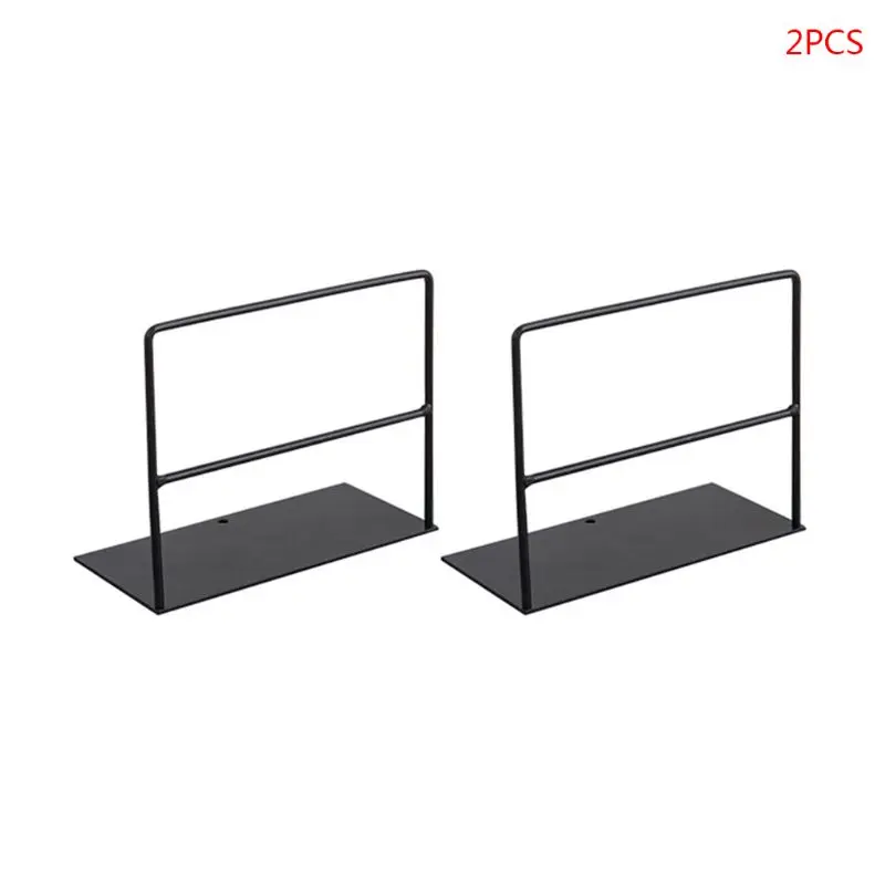1 Pair Wrought Iron Bookends Book Support Simple Desktop Office Magazine Stand PXPA
1 Pair Wrought Iron Bookends Book Support Simple Desktop Office Magazine Stand PXPA
