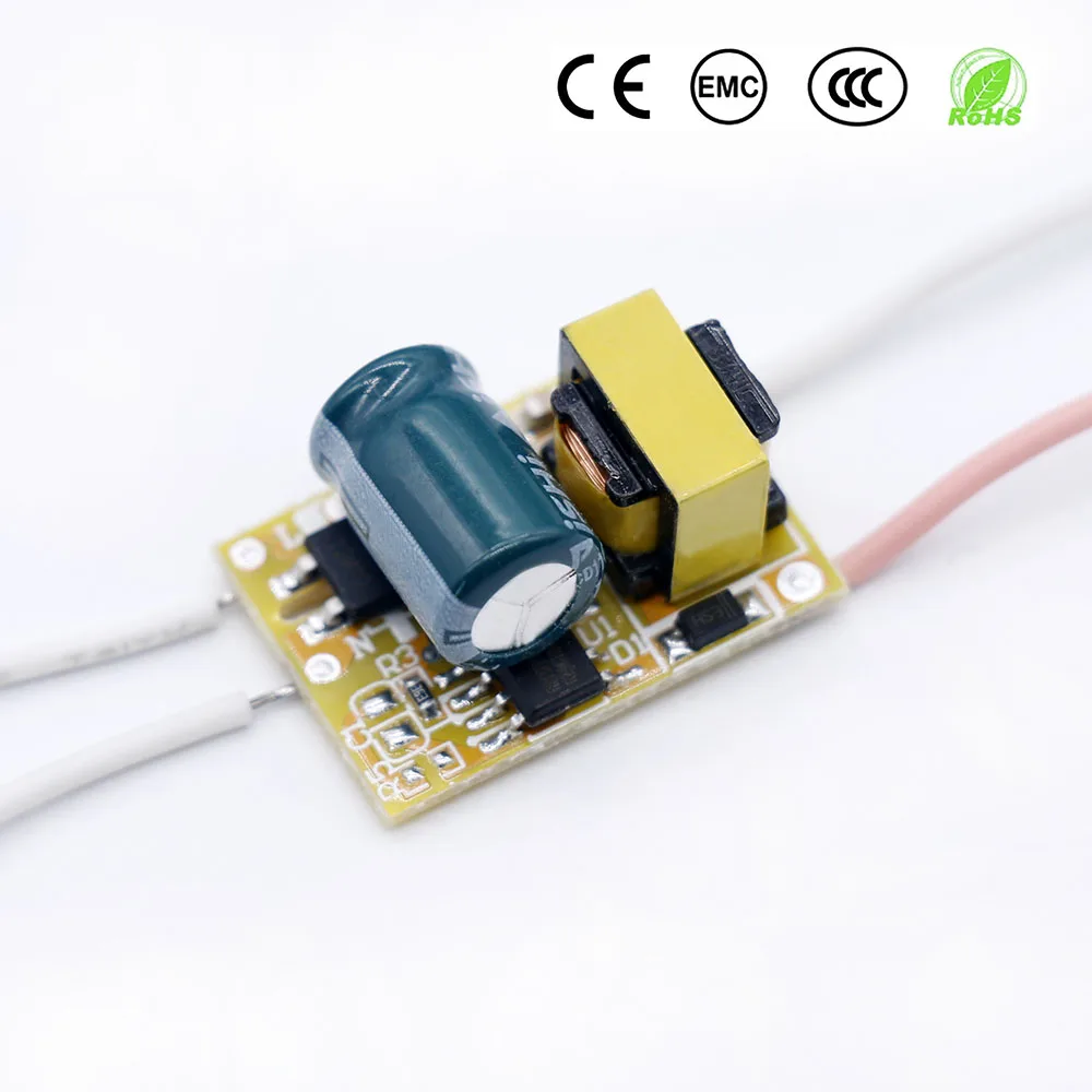 LED Driver 3-9W Power Supply Constant Current 70mA-140mA Automatic Voltage Control Lighting Transformers For LED Lights DIY
LED Driver 3-9W Power Supply Constant Current 70mA-140mA Automatic Voltage Control Lighting Transformers For LED Lights DIY