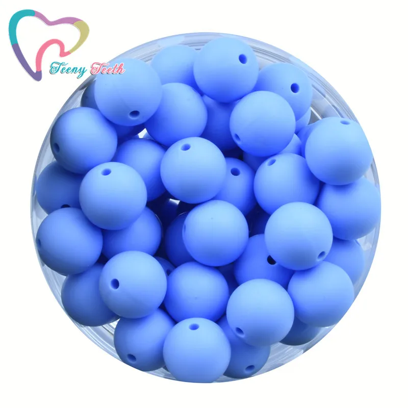 100 PCS Sky Blue 12-19 MM Silicone Teething Beads BPA Free Food Grade Silicone Bead For DIY Teething Necklace Nursing Gift
100 PCS Sky Blue 12-19 MM Silicone Teething Beads BPA Free Food Grade Silicone Bead For DIY Teething Necklace Nursing Gift