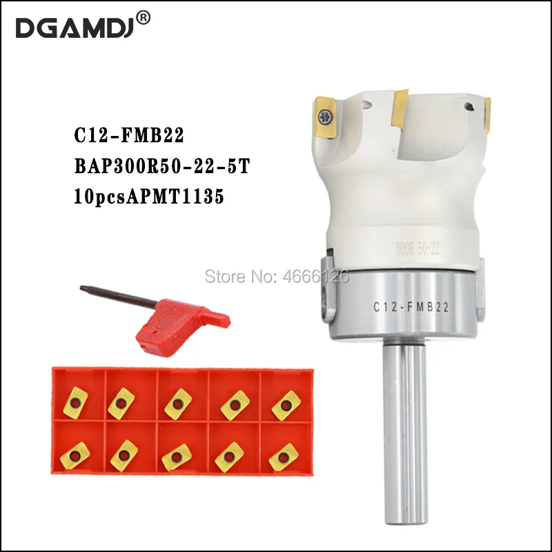Концевая фреза с хвостовиком C12 FMB22, угловым концом, для вставок APMT1135, BAP300R 50, 22
Концевая фреза с хвостовиком C12 FMB22, угловым концом, для вставок APMT1135, BAP300R 50, 22