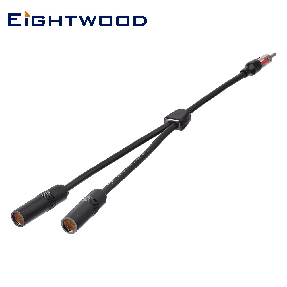 Eightwood Universal Vehicle Car FM AM Radio Receiver Antenna Aerial Adapter Converter Cable DIN Plug to Dual DIN Socket Y-type
Eightwood Universal Vehicle Car FM AM Radio Receiver Antenna Aerial Adapter Converter Cable DIN Plug to Dual DIN Socket Y-type