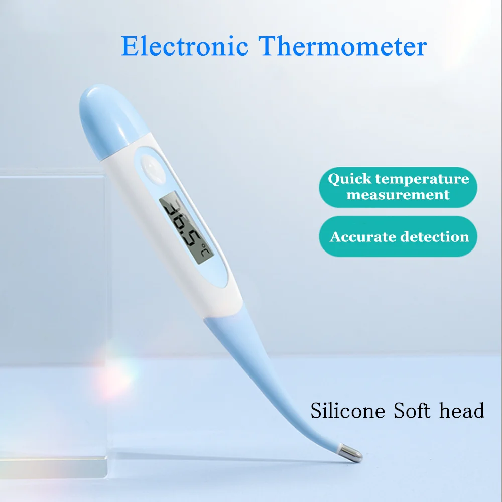 Child Adult Portable Waterproof LCD Screen Digital Display Thermometer Baby Temperature Measurement Safe Non-Mercury Thermometer
Child Adult Portable Waterproof LCD Screen Digital Display Thermometer Baby Temperature Measurement Safe Non-Mercury Thermometer