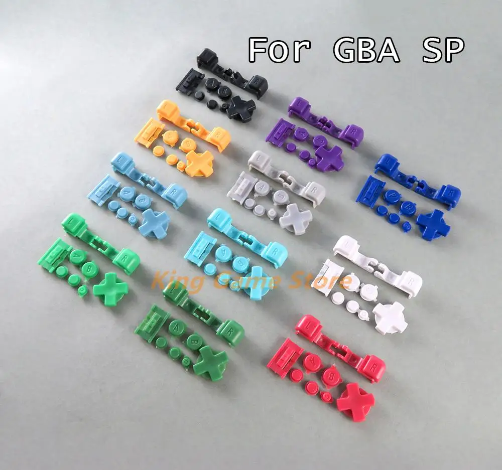20sets/lot Solid Color Full Sets Button Replacement L R AB D PAD Button Key Part for Gameboy Advance SP for GBA SP
20sets/lot Solid Color Full Sets Button Replacement L R AB D PAD Button Key Part for Gameboy Advance SP for GBA SP