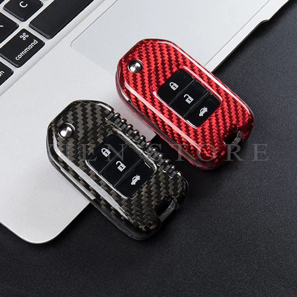 100% Real Carbon Fiber Car Remote Flip Key Fob Case Cover Protector Bag Shell Skin Holder For Honda Civic Odyssey Accessories
100% Real Carbon Fiber Car Remote Flip Key Fob Case Cover Protector Bag Shell Skin Holder For Honda Civic Odyssey Accessories