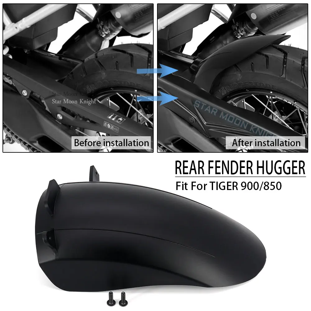 For Tiger 850 2021- Tiger 900 RALLY PRO GT PRO 2020- Motorcycle Rear Fender Mudguard Splash-proof Extensions Accessories
For Tiger 850 2021- Tiger 900 RALLY PRO GT PRO 2020- Motorcycle Rear Fender Mudguard Splash-proof Extensions Accessories
