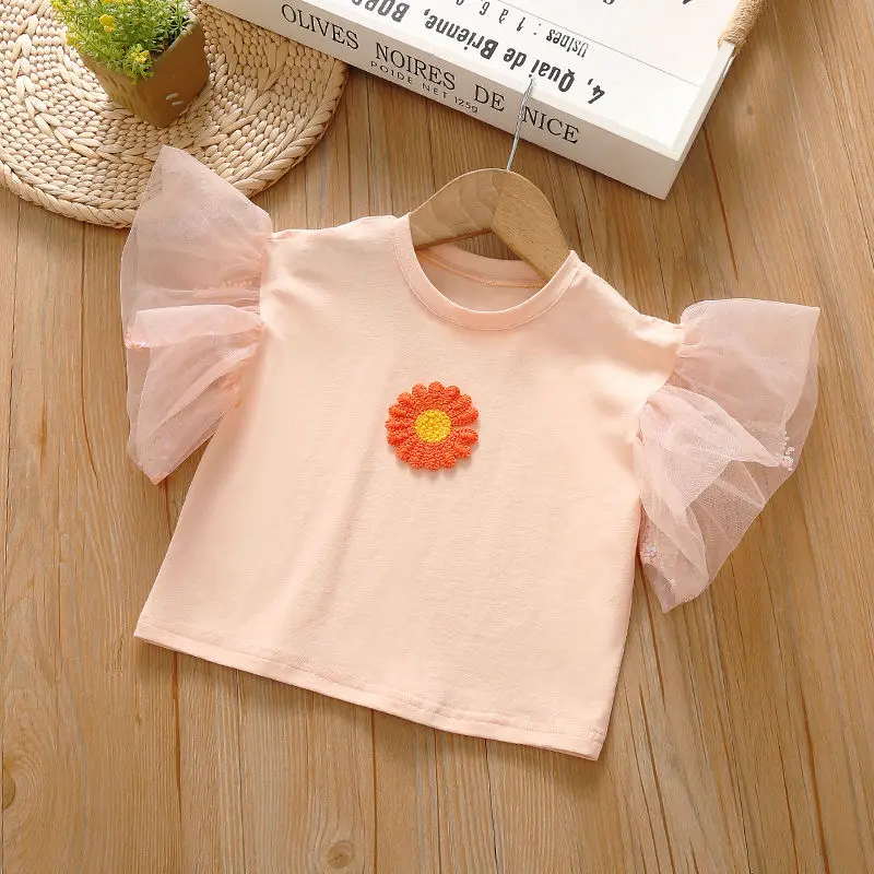 2020 Baby Girl Fashion Clothing Cotton puff sleeve T-shirt Clothes Children Party Birthday Wear clothes
2020 Baby Girl Fashion Clothing Cotton puff sleeve T-shirt Clothes Children Party Birthday Wear clothes