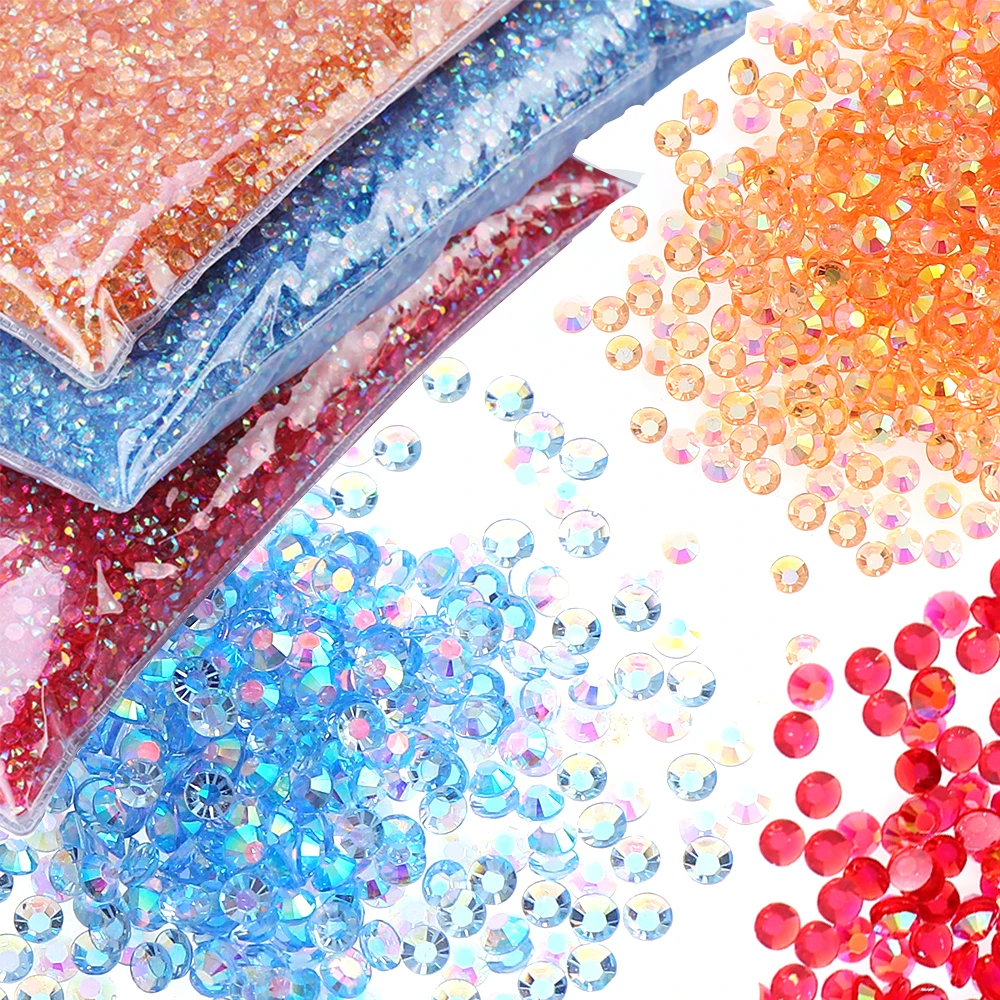 Wholesale AB Transparent Crystal Resin Rhinestones Non Hot Fix Round Flatback Glitter Jelly Strass For Nail Art Garment Decor
Wholesale AB Transparent Crystal Resin Rhinestones Non Hot Fix Round Flatback Glitter Jelly Strass For Nail Art Garment Decor
