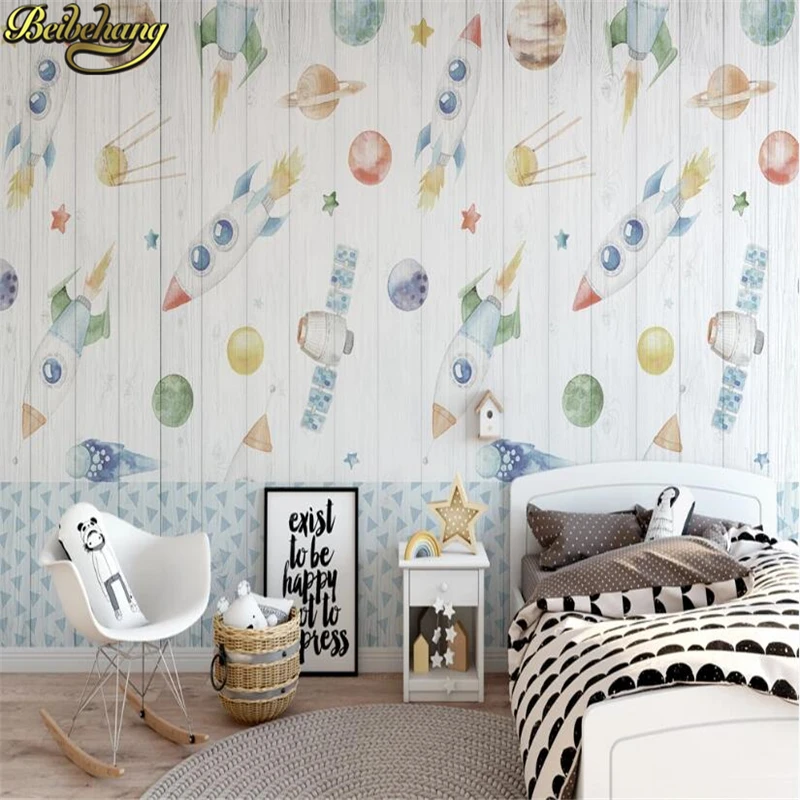 beibehang custom Cartoon rocket wallpaper for Children's room background Art painting wall wallpaper for living room decoration
beibehang custom Cartoon rocket wallpaper for Children's room background Art painting wall wallpaper for living room decoration