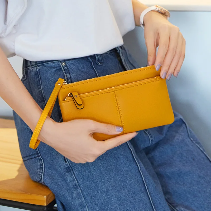 New Fashion Women Wallets Large Capacity Zipper Multi-Functional Purse Simple Ultra Thin Clutch Touch Screen Cell Phone Bag
New Fashion Women Wallets Large Capacity Zipper Multi-Functional Purse Simple Ultra Thin Clutch Touch Screen Cell Phone Bag