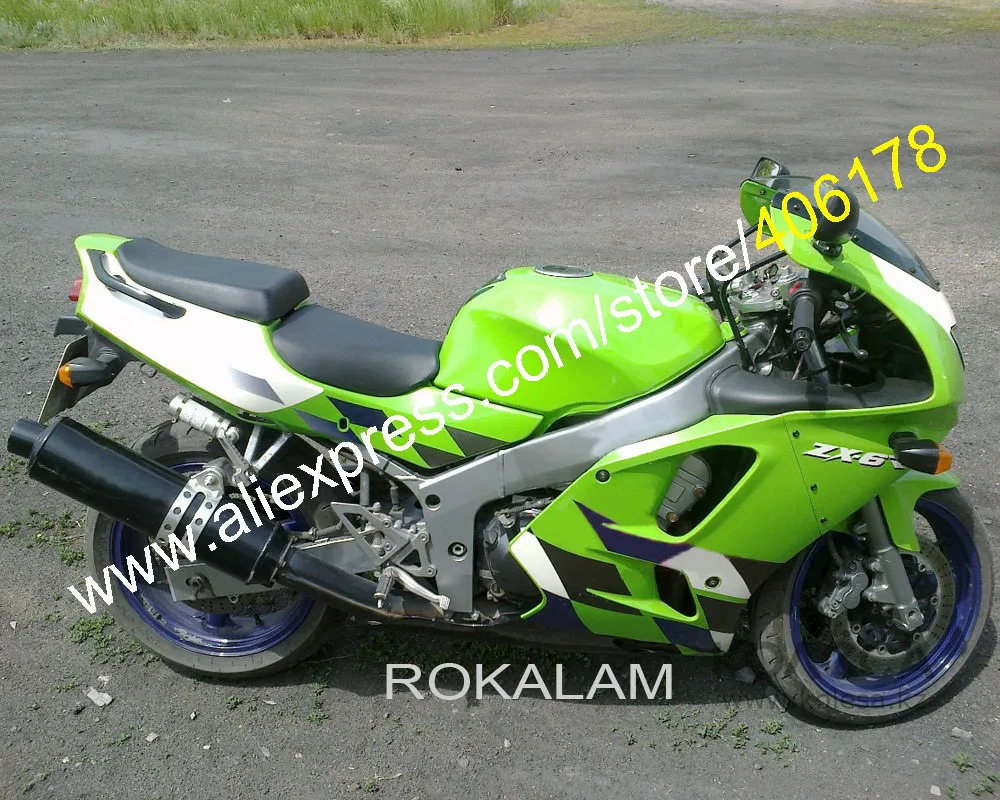 Зеленый комплект обтекателей Kawasaki Ninja ZX-6R 94-97 ZX 6R 1994-1997 ZX6R 94 95 96 97, комплект обтекателей для мотоциклов на продажу
Зеленый комплект обтекателей Kawasaki Ninja ZX-6R 94-97 ZX 6R 1994-1997 ZX6R 94 95 96 97, комплект обтекателей для мотоциклов на продажу
