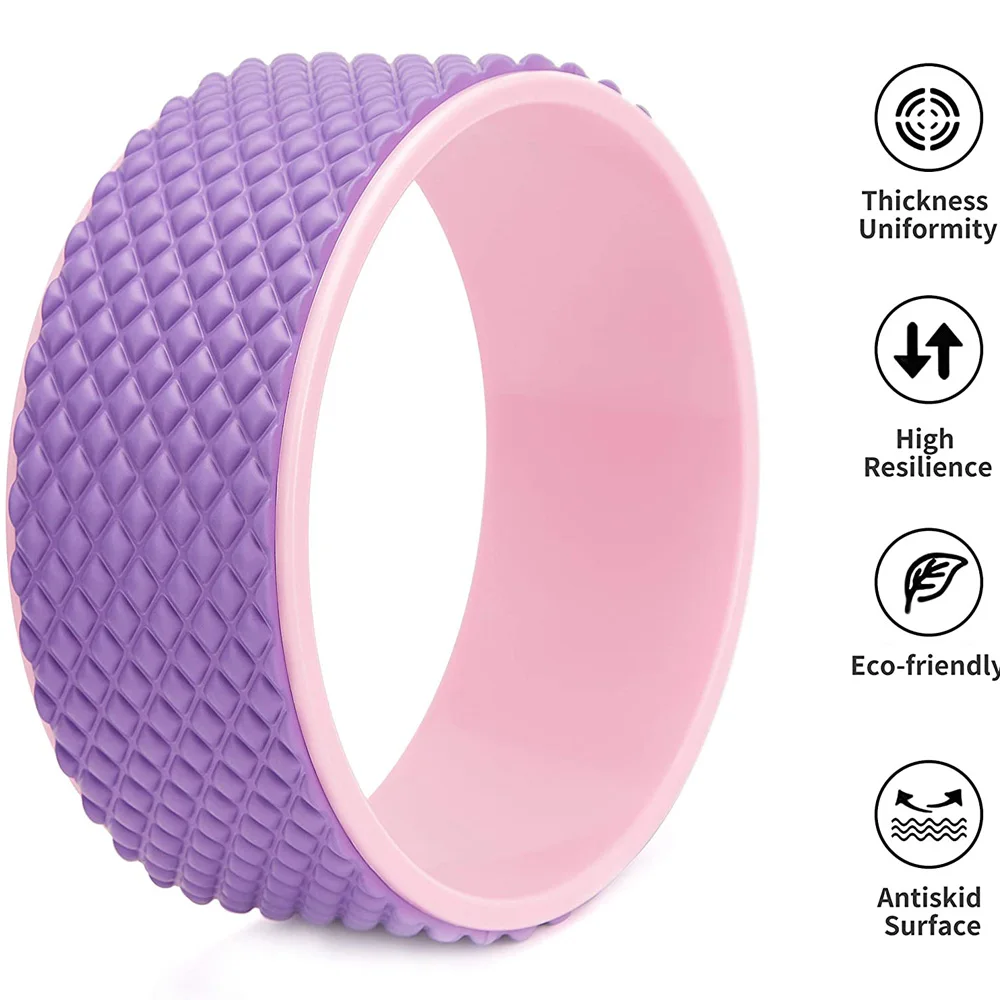 Sports Yoga Wheel Yoga Roller for Back Pain, Stretcher and Back Roller for Improving Backbends, Flexibility and Mobility
Sports Yoga Wheel Yoga Roller for Back Pain, Stretcher and Back Roller for Improving Backbends, Flexibility and Mobility