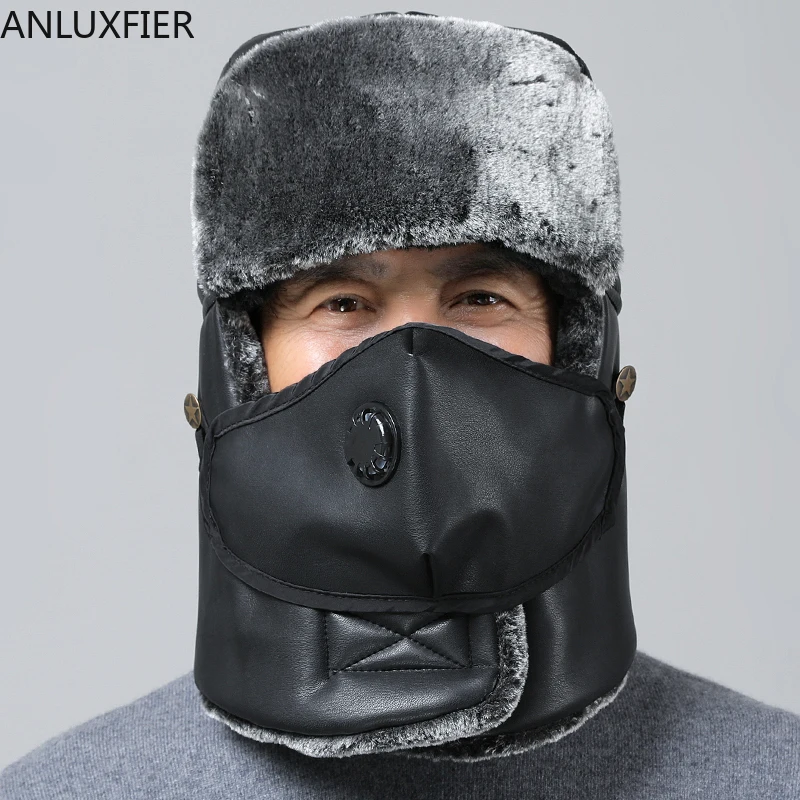A134 Adult Leather Hats Men Leifeng Hat Outdoor Caps Bike Windproof Northeast Heating Plush Caps Thick Ear-protector Father Hat
A134 Adult Leather Hats Men Leifeng Hat Outdoor Caps Bike Windproof Northeast Heating Plush Caps Thick Ear-protector Father Hat