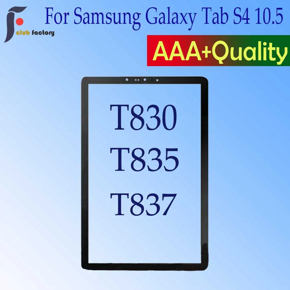 For Samsung GALAXY Tab S4 10.5 T830 T835 Front Glass Outer Panel SM-T830 SM-T835 Replacement Glass (Not Touch Screen Digitizer )
For Samsung GALAXY Tab S4 10.5 T830 T835 Front Glass Outer Panel SM-T830 SM-T835 Replacement Glass (Not Touch Screen Digitizer )