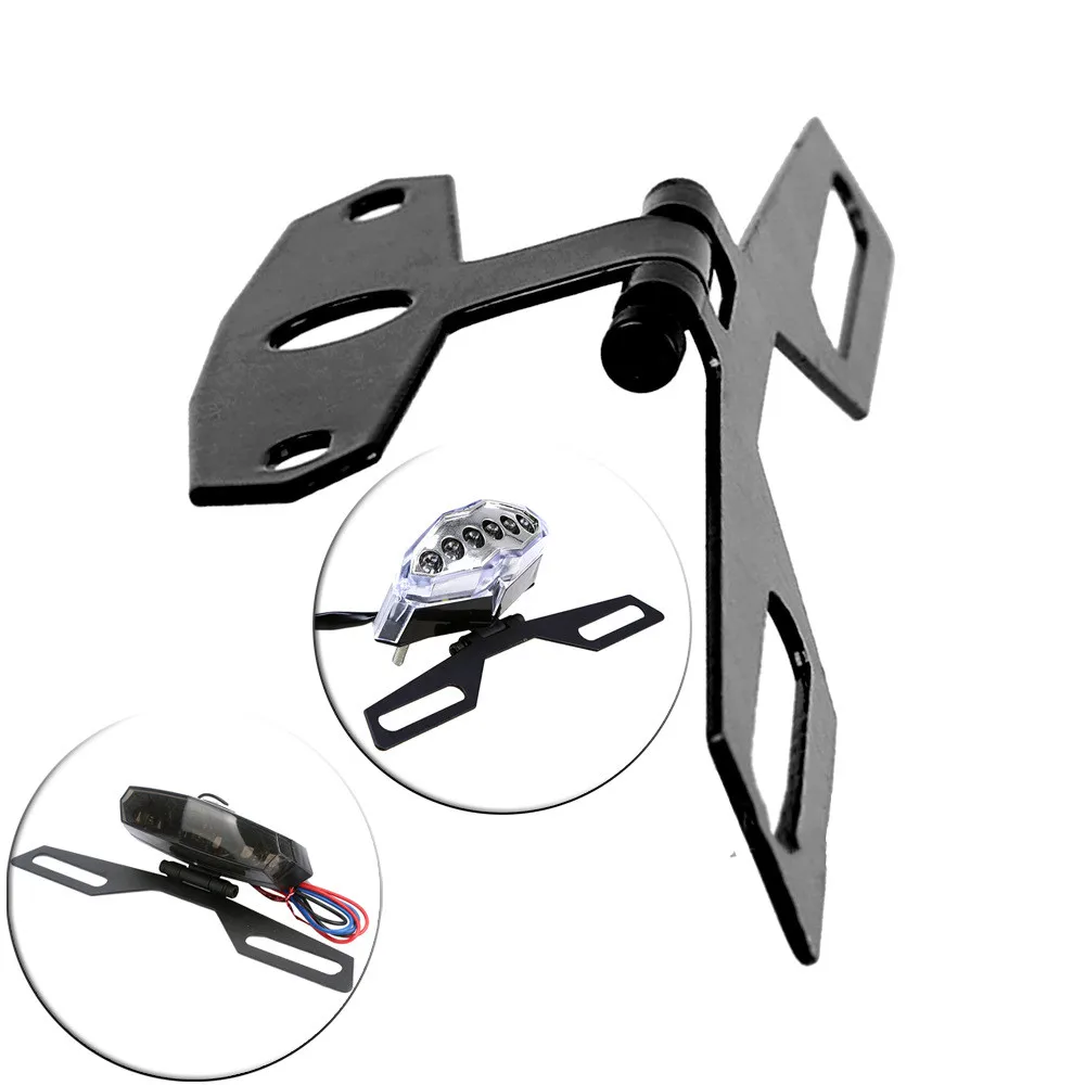 Motorcycle Plate Frame Holder Adjustable Folding License Plate Holder Tail/Rear Light Bracket Mount Metal
Motorcycle Plate Frame Holder Adjustable Folding License Plate Holder Tail/Rear Light Bracket Mount Metal