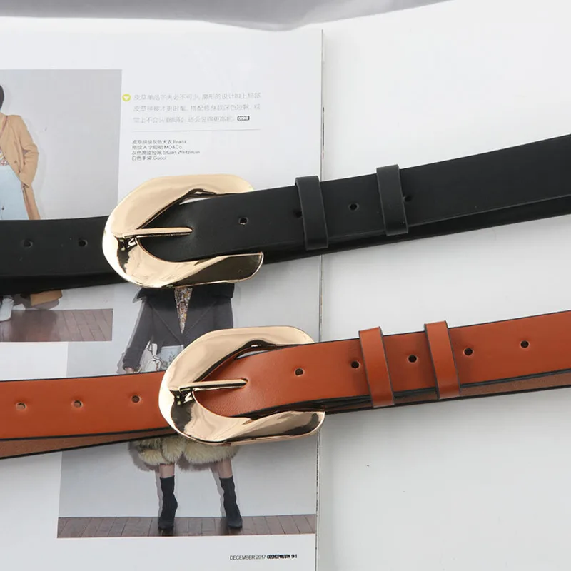 Women Belts Leather Alloy Gold Pin Buckle Belt New Leisure Jeans HOT Casual Dress Decorate Cowskin Strap Waistbands Girl
Women Belts Leather Alloy Gold Pin Buckle Belt New Leisure Jeans HOT Casual Dress Decorate Cowskin Strap Waistbands Girl